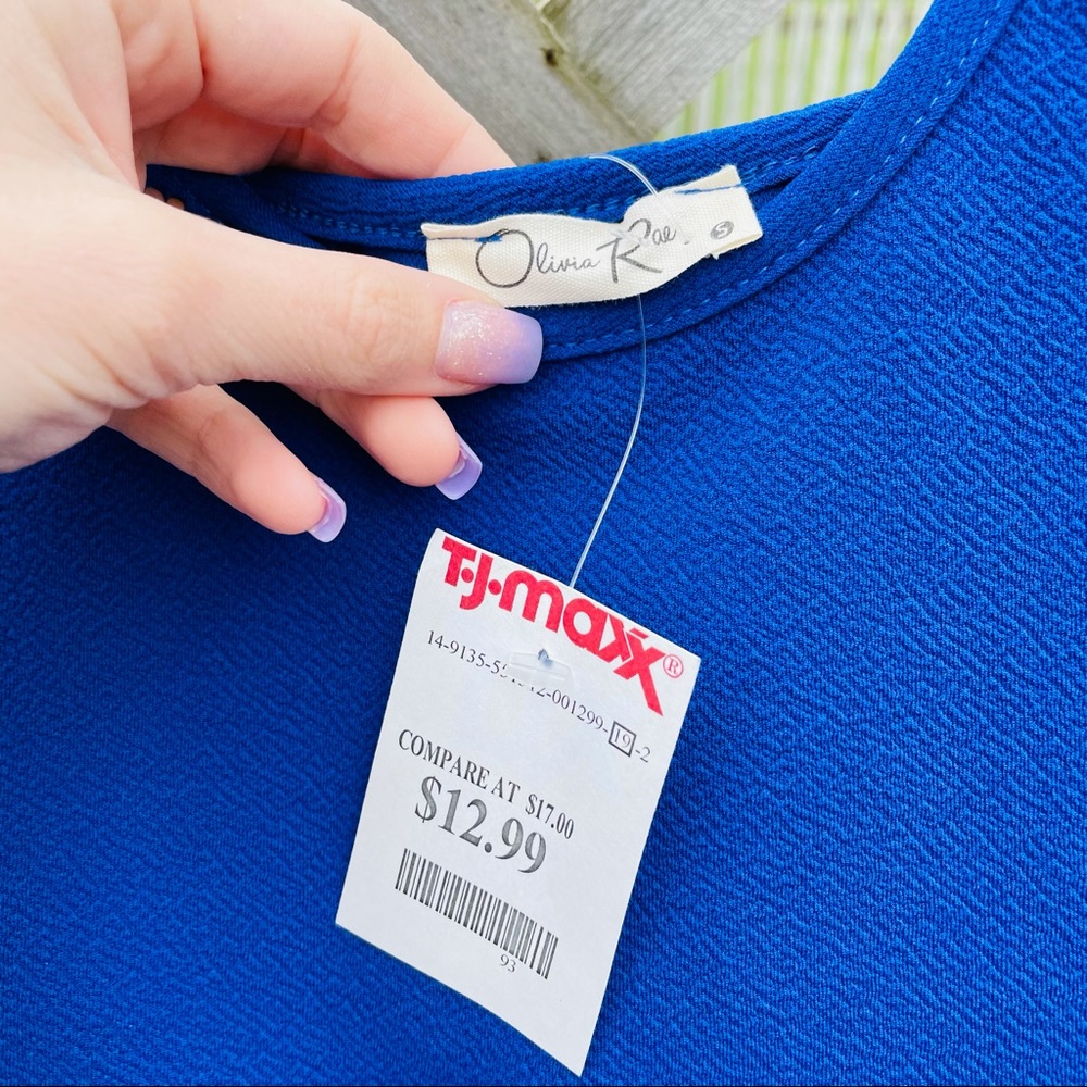 NWT! Blue Olivia Rae Dress! - Picture 5 of 5